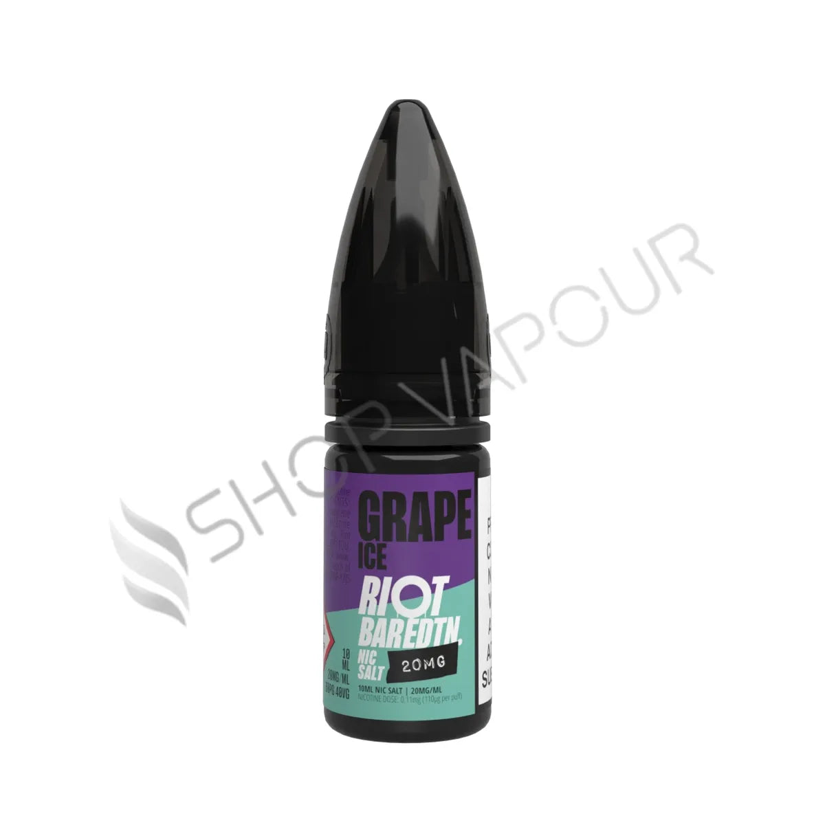 Grape Ice Nic Salt E-Liquid by Riot Bar Edition