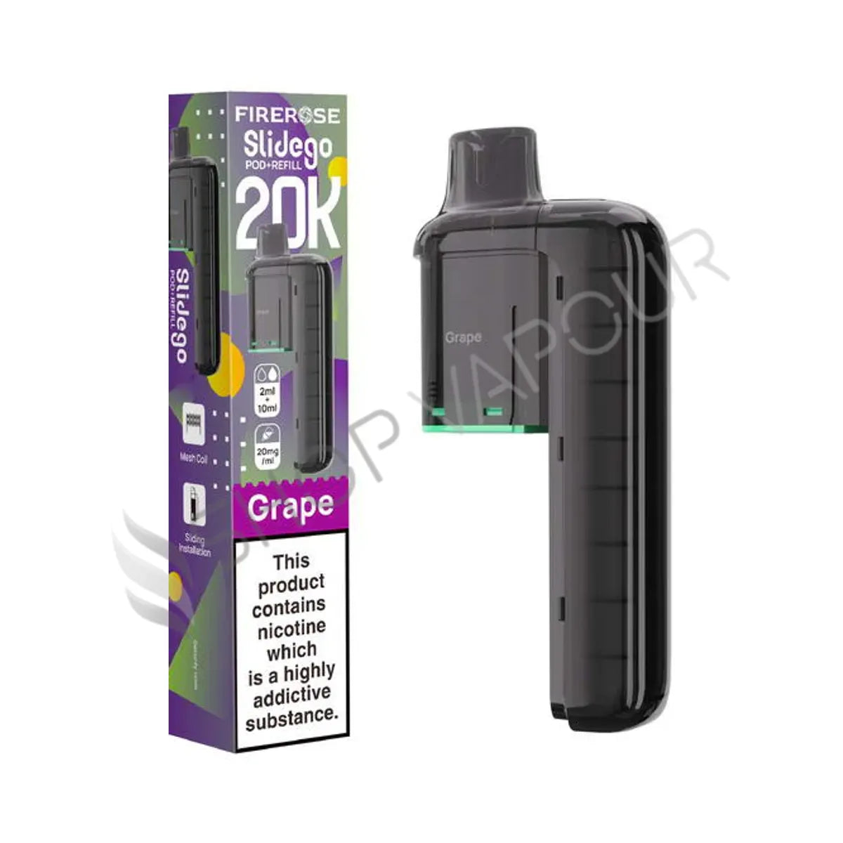 Grape Slidego 20K Prefilled Pod & Refill by Firerose
