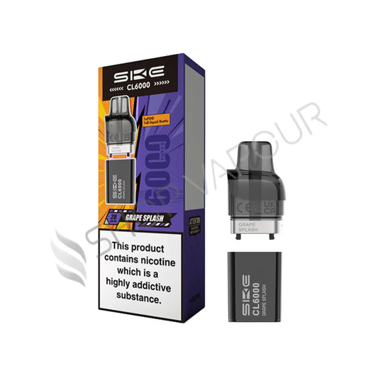 Grape Splash CL6000 Prefilled Pod & Refill by SKE Crystal