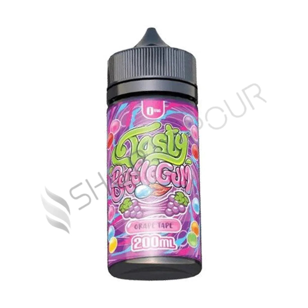 Grape Tape 200ml Shortfill E-Liquid by Tasty Bubblegum
