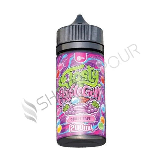 Grape Tape 200ml Shortfill E-Liquid by Tasty Bubblegum
