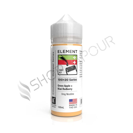 Green Apple & Kiwi Redburry 100ml Shortfill E-Liquid by Element