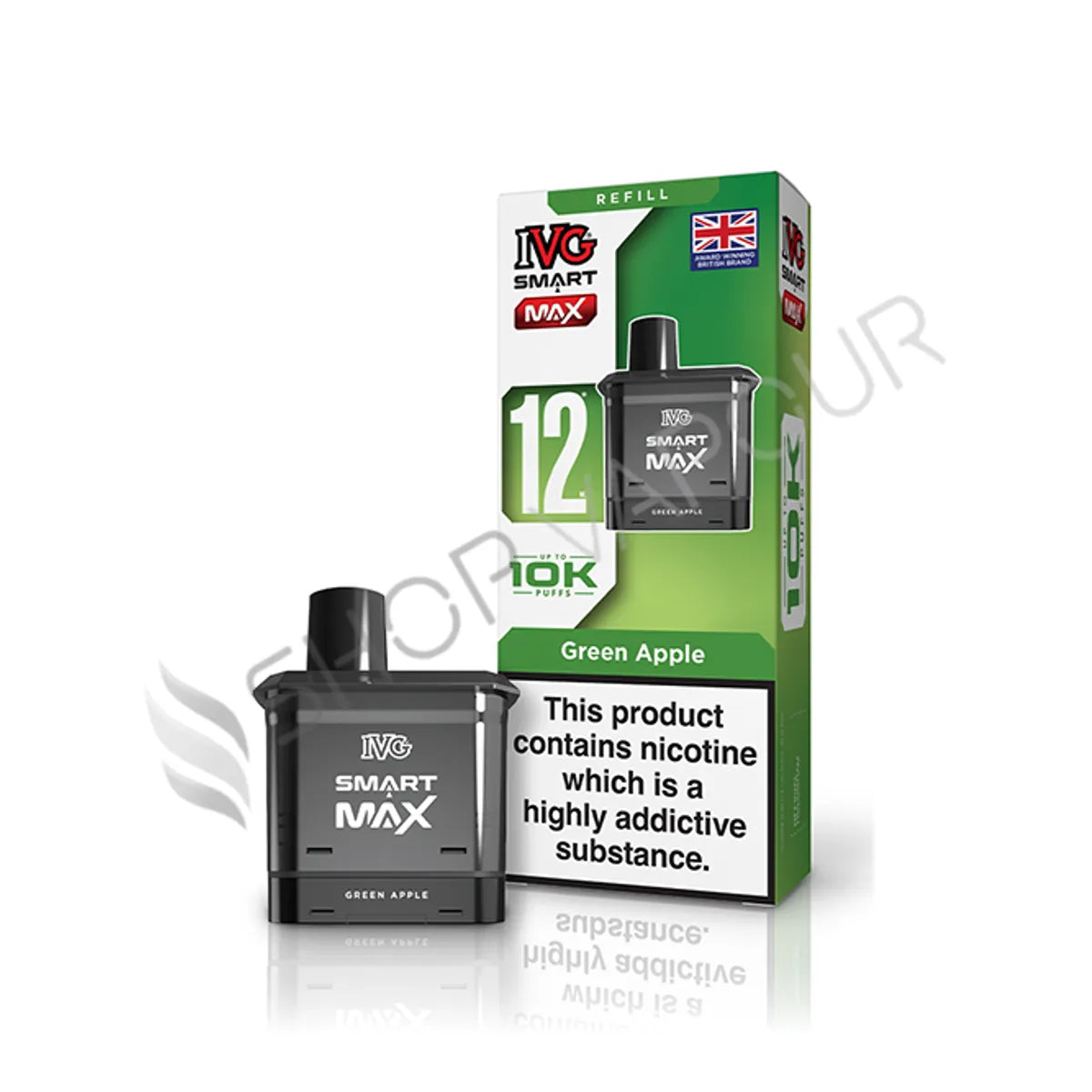 Green Apple Smart Max Prefilled Pod & Refill by IVG