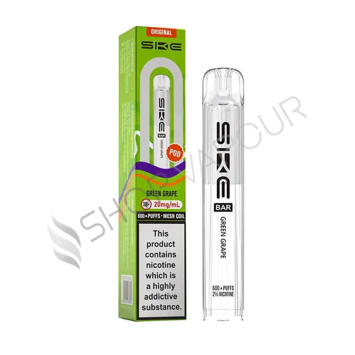 Green Grape Crystal 600 Prefilled Pods by SKE