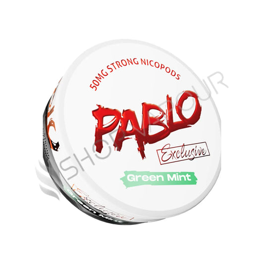 Green Mint Nicotine Pouches by Pablo Exclusive