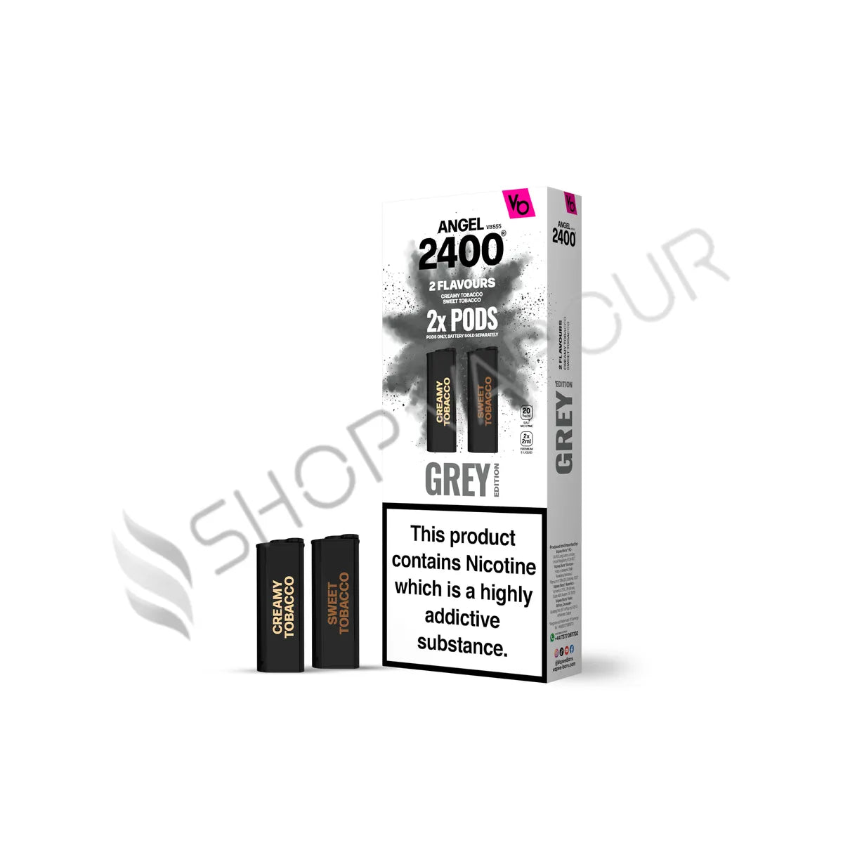 Grey Edition Angel 2400 Prefilled Pods by Vapes Bars