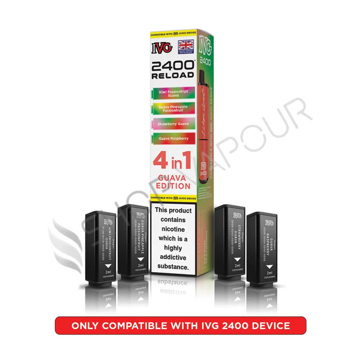 Guava Edition Reload Prefilled Pods by IVG 2400