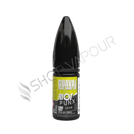 Guava, Passion Fruit & Pineapple Nic Salt E-Liquid by Riot Punx