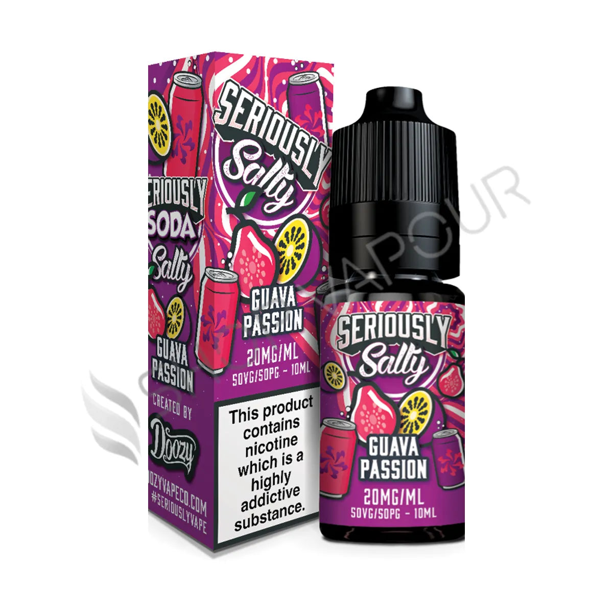 Guava Passion Nic Salt E-liquid by Seriously Soda