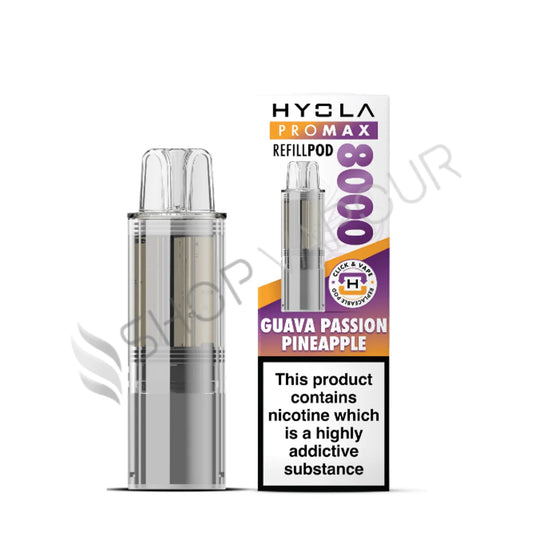 Guava Passion Pineapple Pro Max 8000 Prefilled Pod & Refill by Hyola