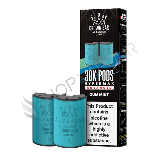 Gum Mint 30K Hypermax Prefilled Pod & Refill by Al Fakher