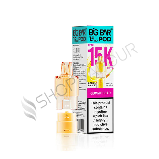 Gummy Bear 15K Pro Prefilled Pod & Refill by Big Bar
