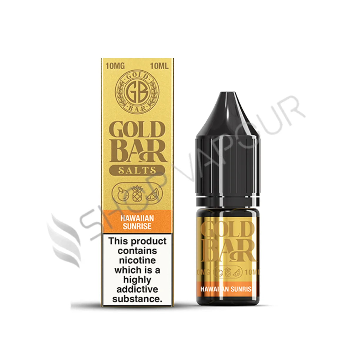Hawaiian Sunrise Nic Salt E-Liquid by Gold Bar Salts