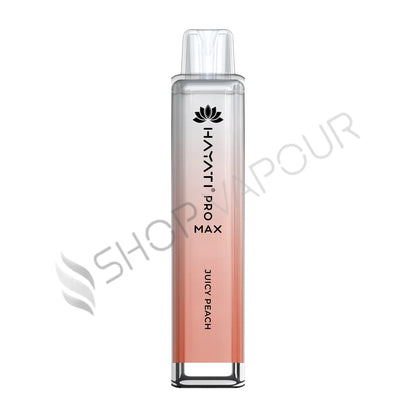 Hayati Pro Max 4000 Zero Nicotine Disposable Vape - Juicy Peach