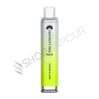 Hayati Pro Max 4000 Zero Nicotine Disposable Vape - Lemon & Lime