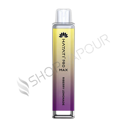Hayati Pro Max 4000 Zero Nicotine Disposable Vape - Riberry Lemonade