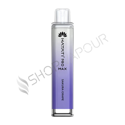 Hayati Pro Max 4000 Zero Nicotine Disposable Vape - Sakura Grape