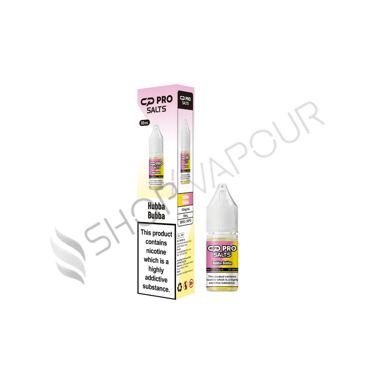 Hubba Bubba Nic Salt E-Liquid by Crystal Pro CP