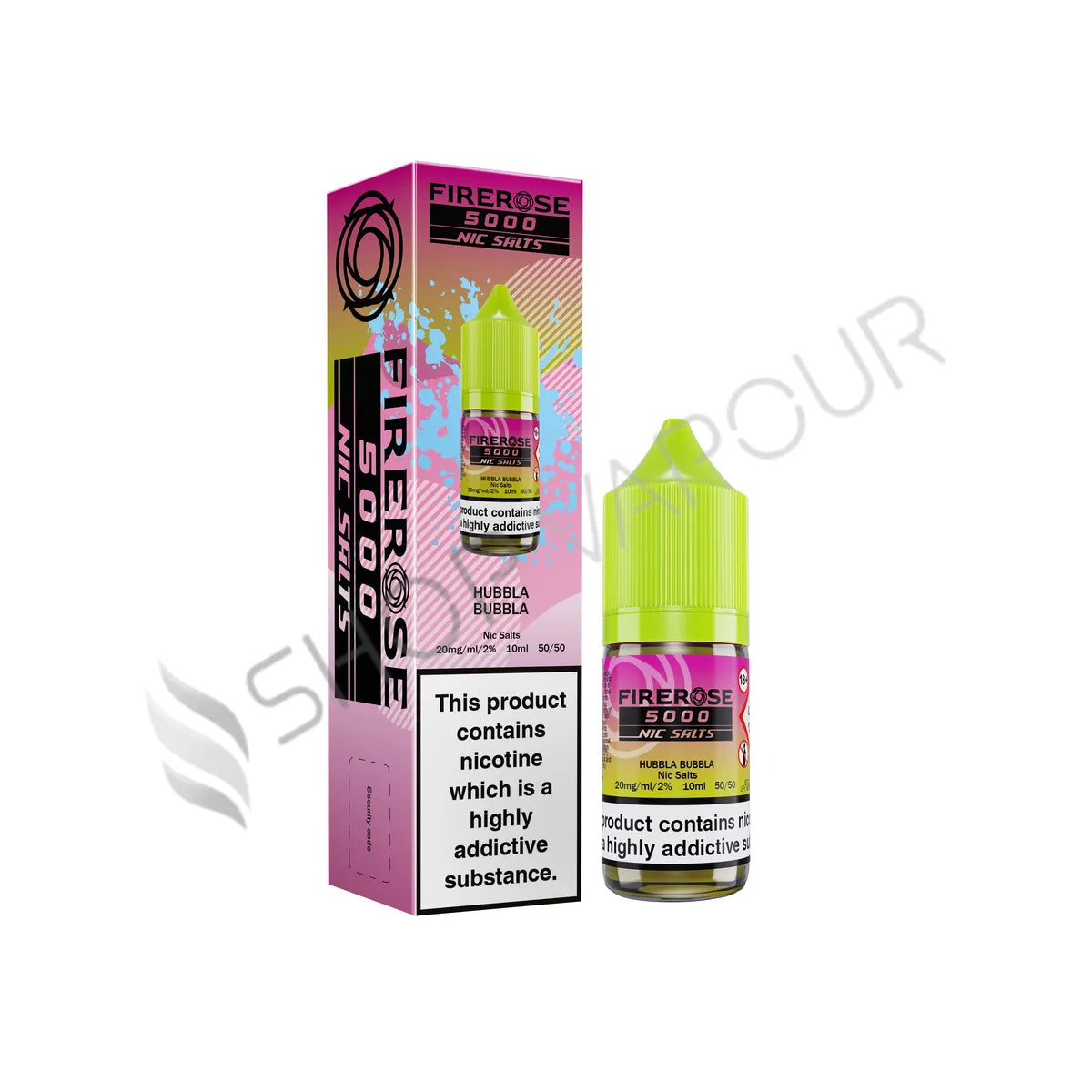 Hubbla Bubbla Nic Salt E-Liquid by Elux Firerose 5000