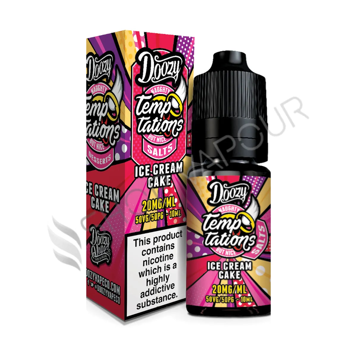 Ice Cream Cake Nic Salt E-Liquid by Doozy Temptations