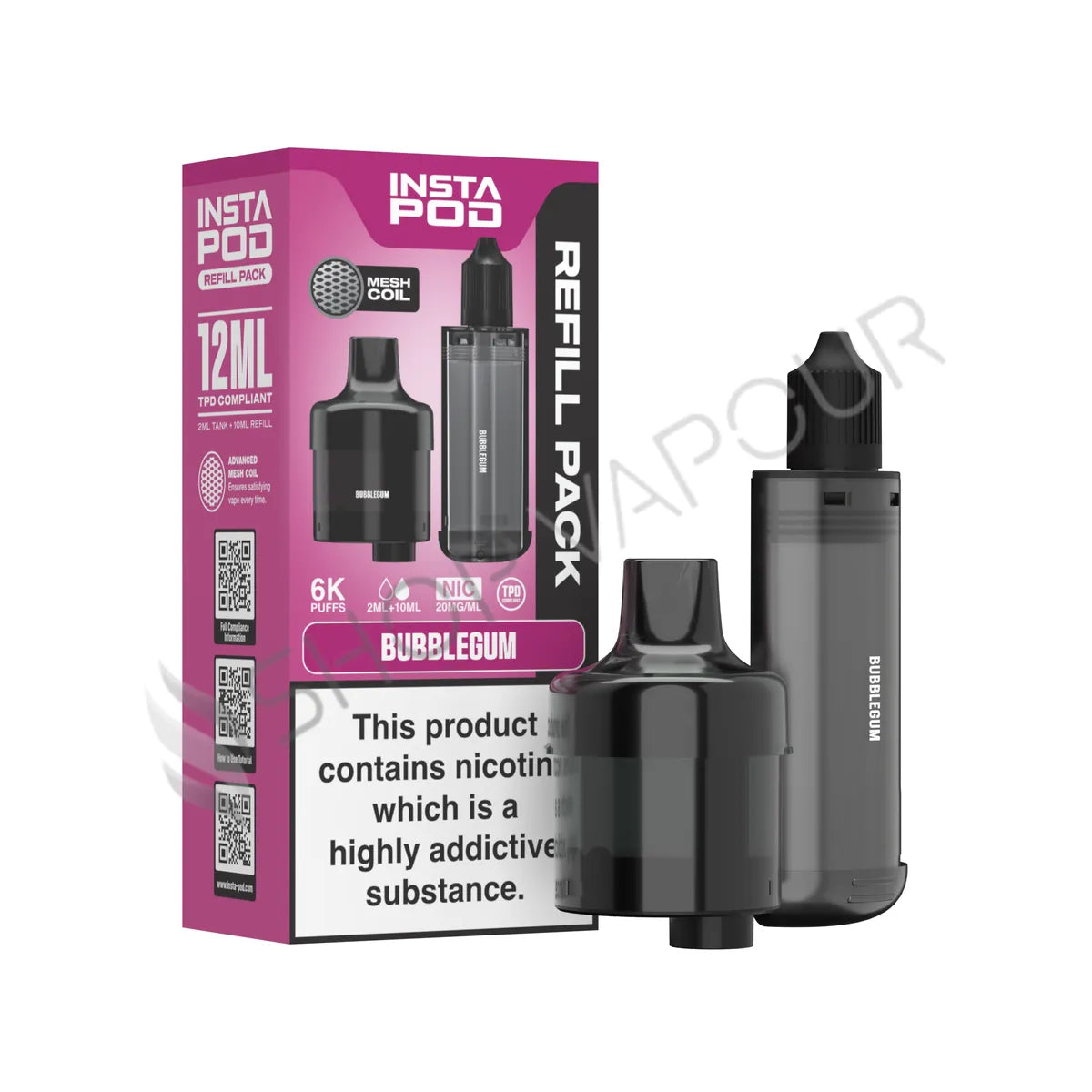 Bubblegum 6000 Prefilled Pod & Refill by Instapod