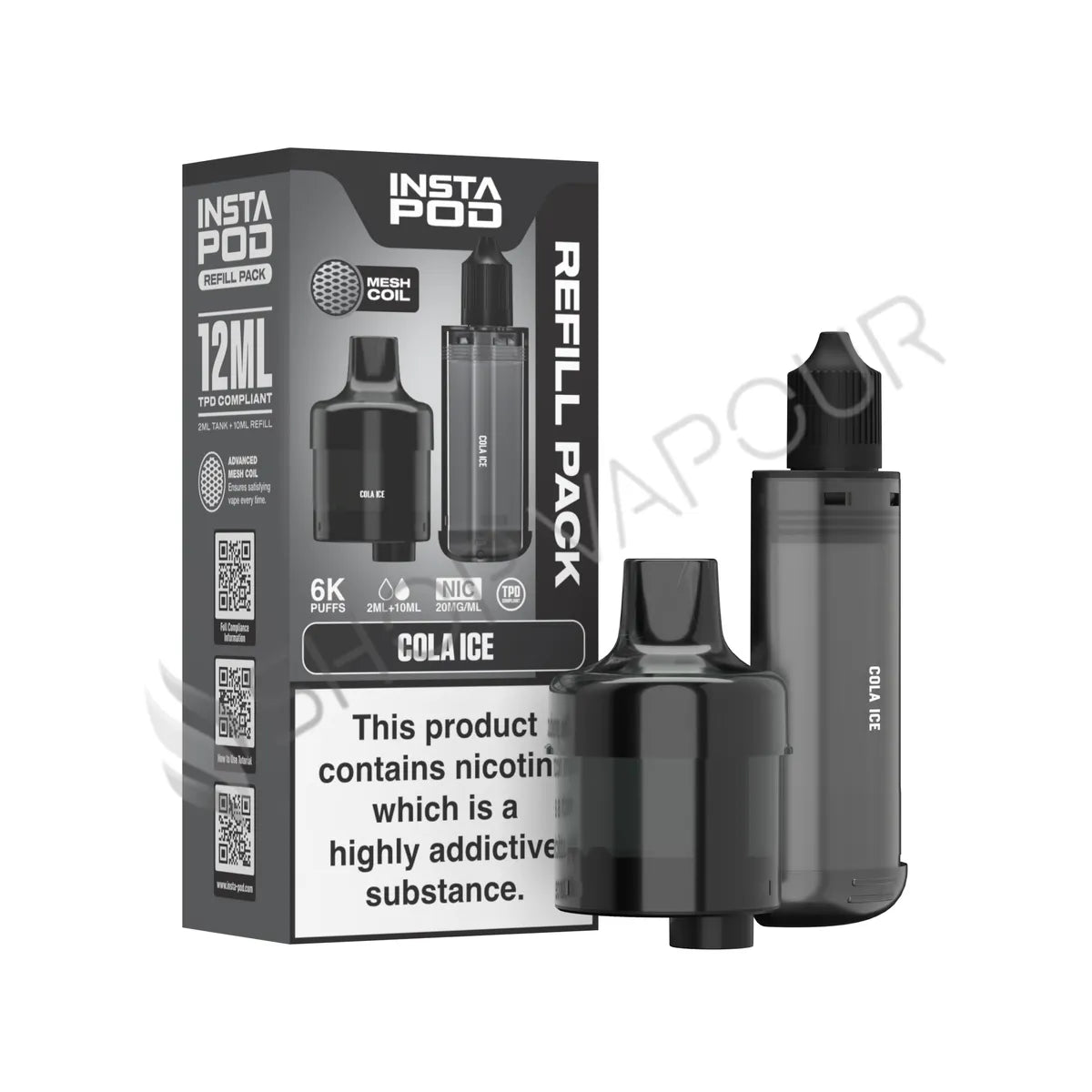 Cola Ice 6000 Prefilled Pod & Refill by Instapod