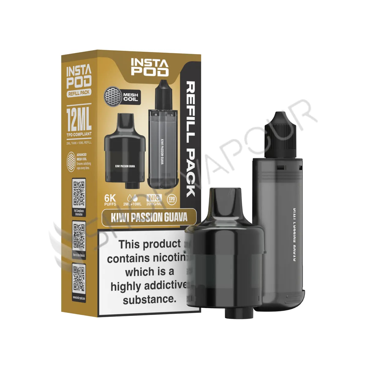 Kiwi Passion Guava 6000 Prefilled Pod & Refill by Instapod