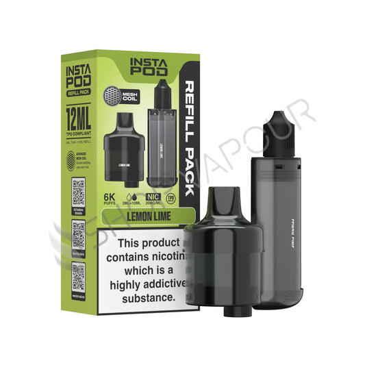 Lemon Lime 6000 Prefilled Pod & Refill by Instapod