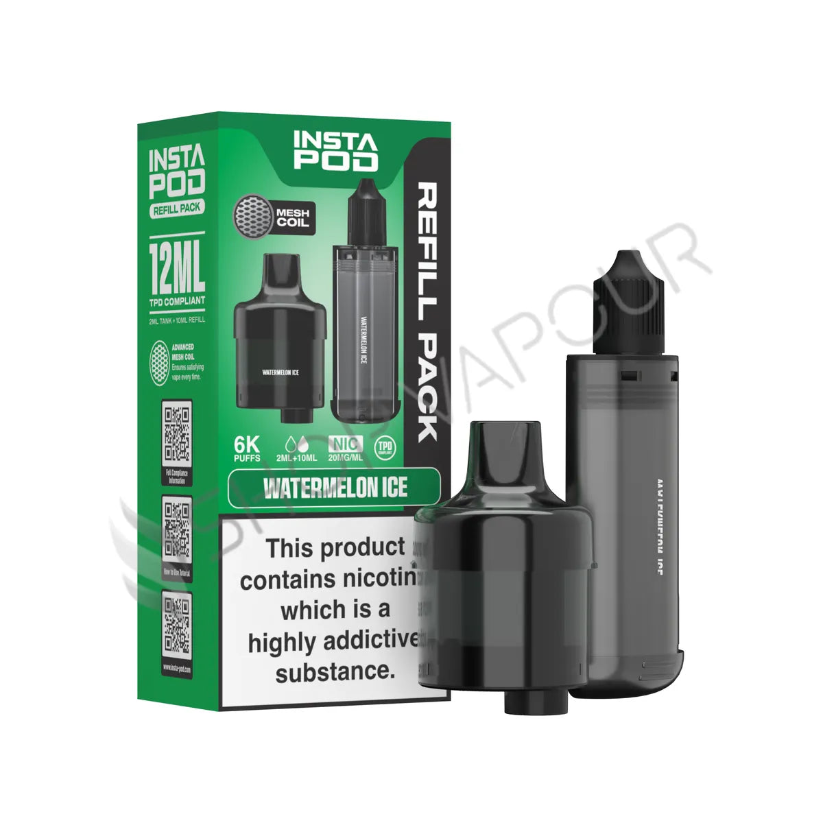 Watermelon Ice 6000 Prefilled Pod & Refill by Instapod