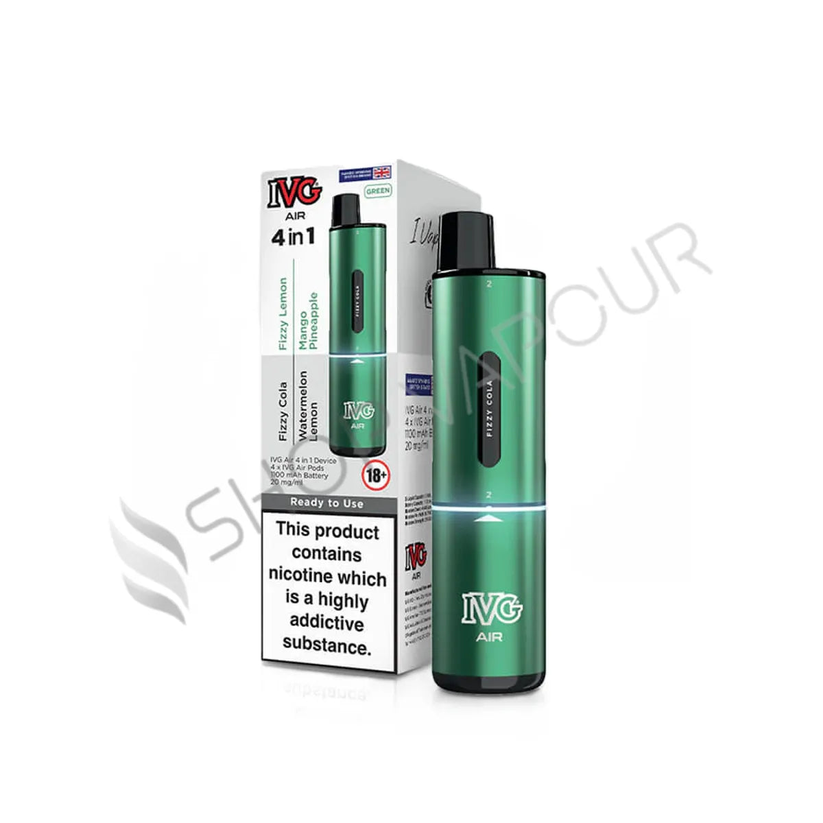 IVG Air 4 in 1 Prefilled Pod Kit - Green