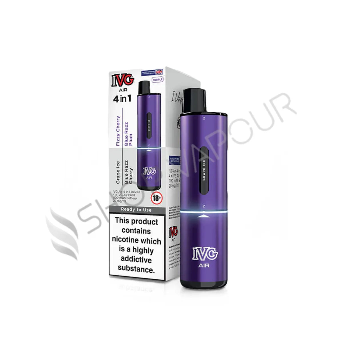 IVG Air 4 in 1 Prefilled Pod Kit - Purple