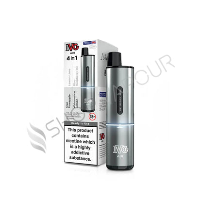 IVG Air 4 in 1 Prefilled Pod Kit - Silver
