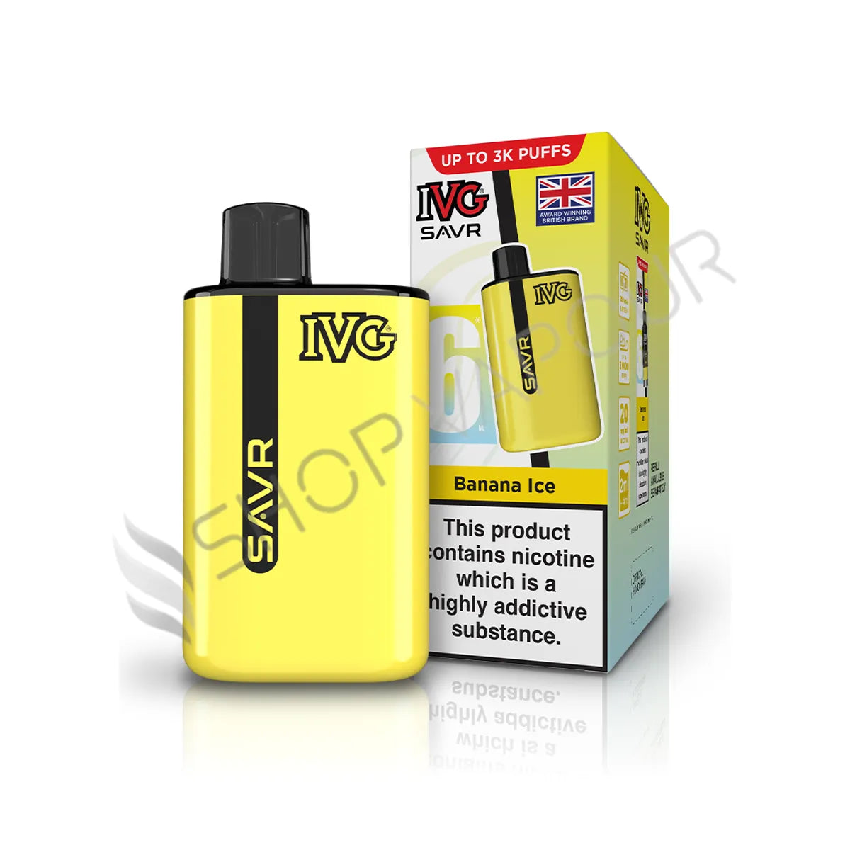 IVG SAVR 3000 Prefilled Pod Kit - Banana Ice