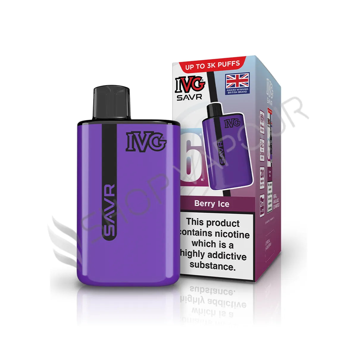 IVG SAVR 3000 Prefilled Pod Kit - Berry Ice