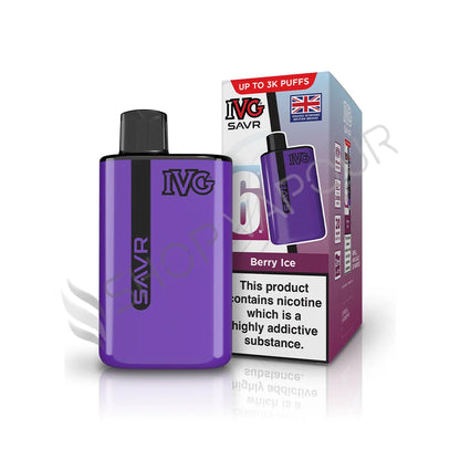 IVG SAVR 3000 Prefilled Pod Kit - Berry Ice