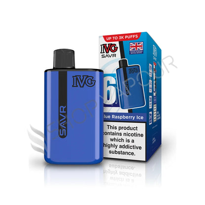 IVG SAVR 3000 Prefilled Pod Kit - blue Raspberry Ice