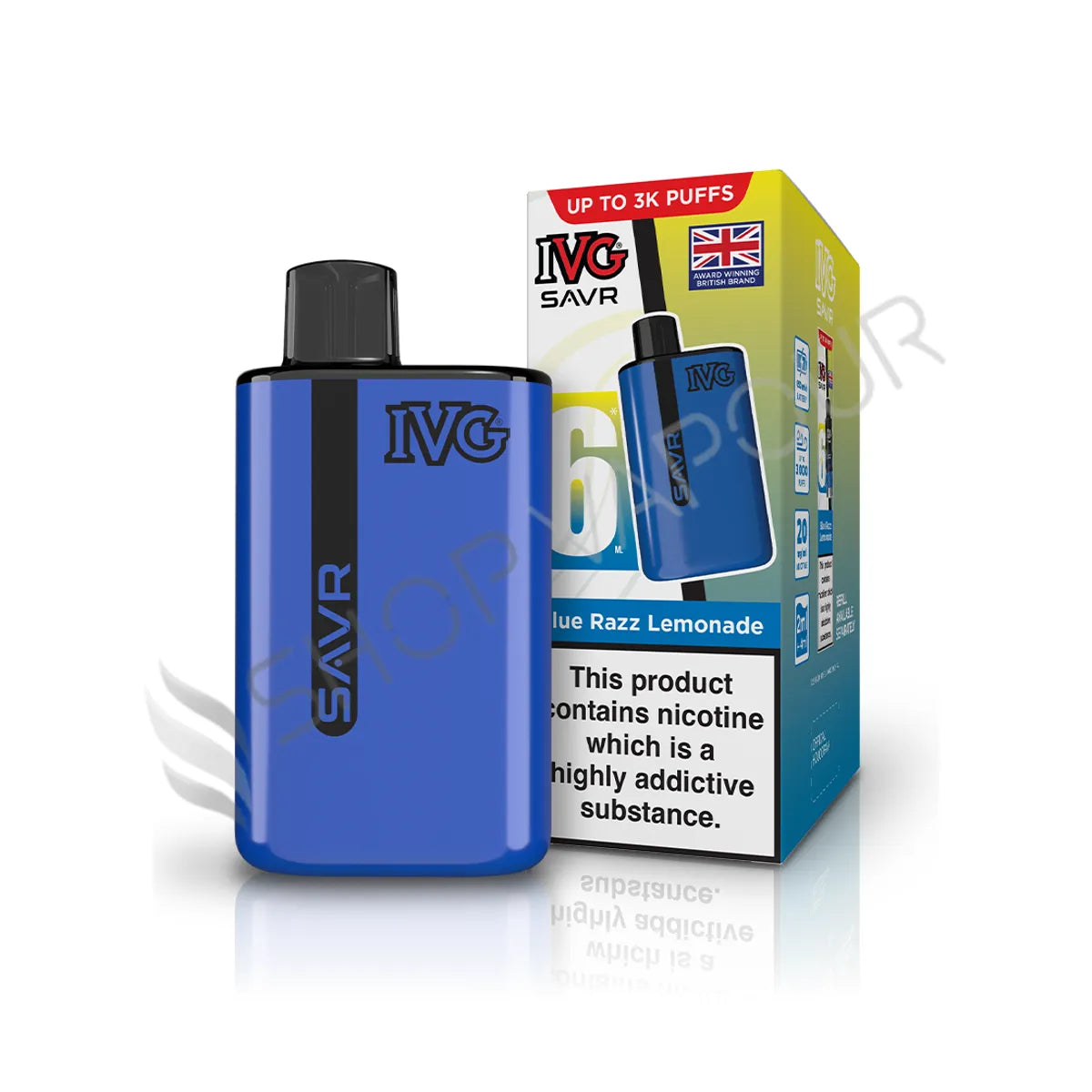 IVG SAVR 3000 Prefilled Pod Kit - Blue Razz Lemonade