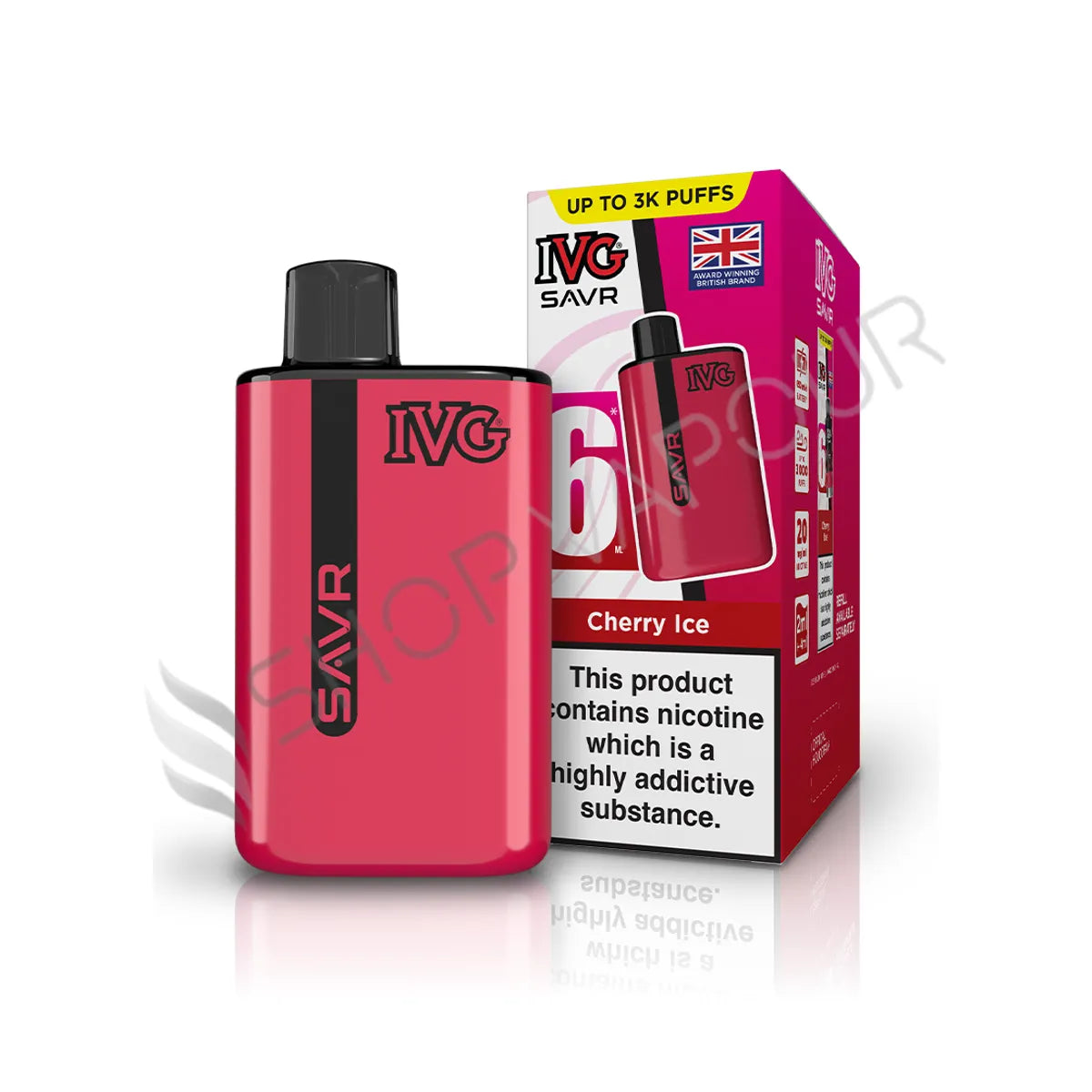 IVG SAVR 3000 Prefilled Pod Kit - Cherry Ice
