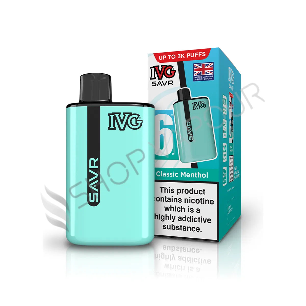 IVG SAVR 3000 Prefilled Pod Kit - Classic Menthol