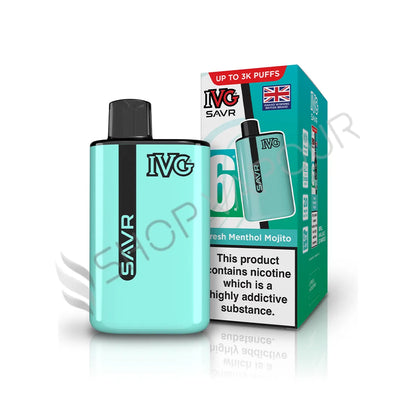 IVG SAVR 3000 Prefilled Pod Kit - Fresh Menthol Mojito
