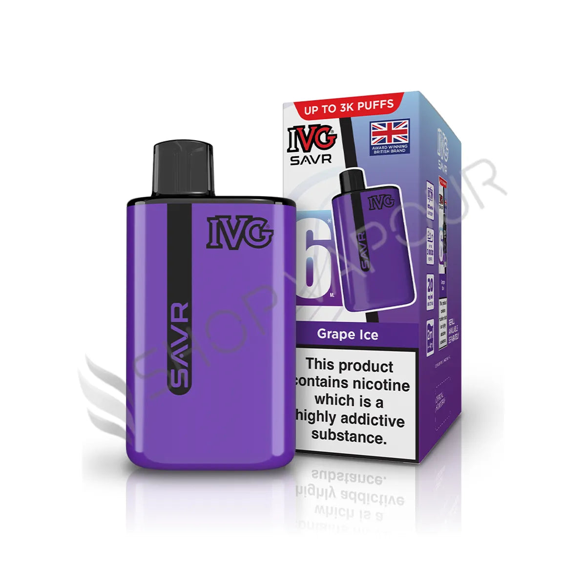 IVG SAVR 3000 Prefilled Pod Kit - Grape Ice