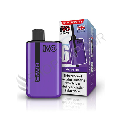 IVG SAVR 3000 Prefilled Pod Kit - Grape Ice
