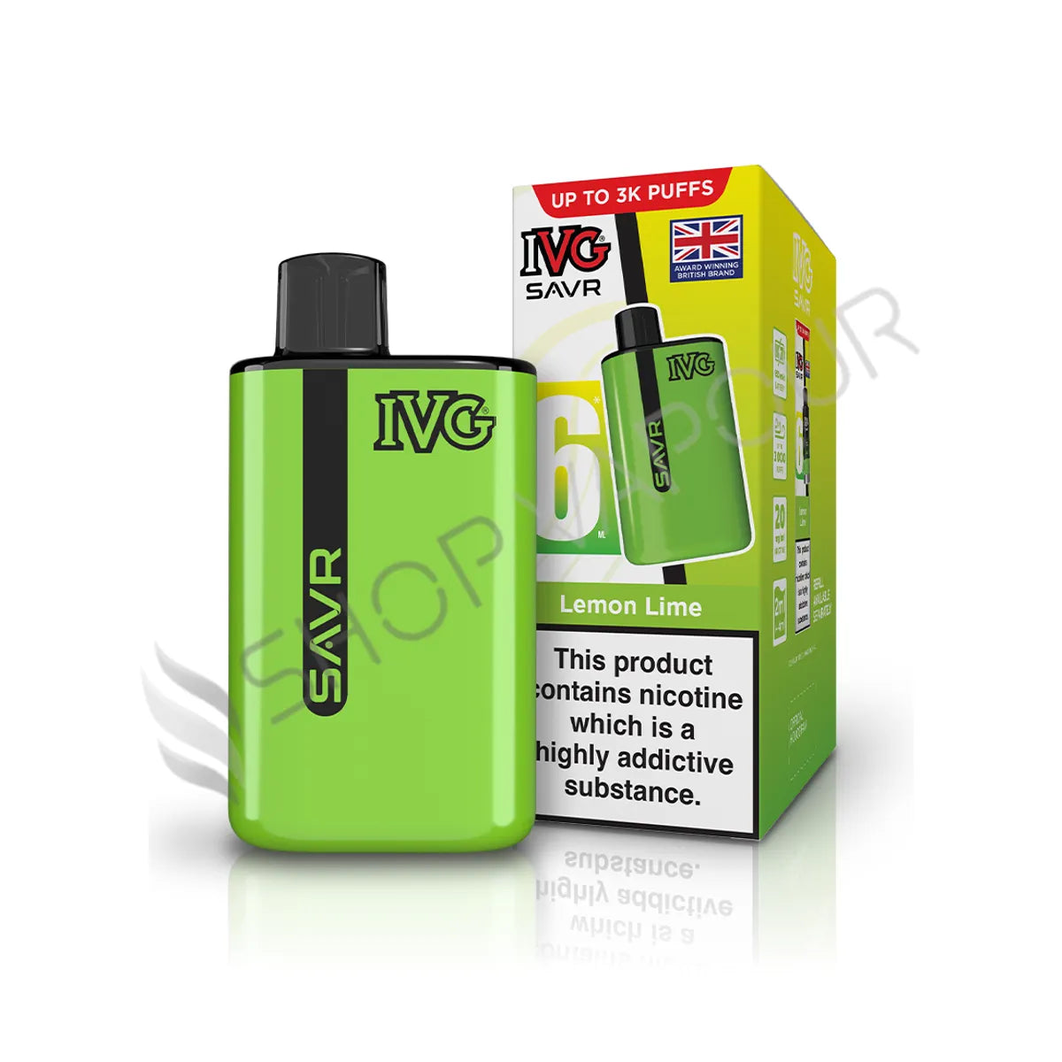 IVG SAVR 3000 Prefilled Pod Kit - Lemon Lime