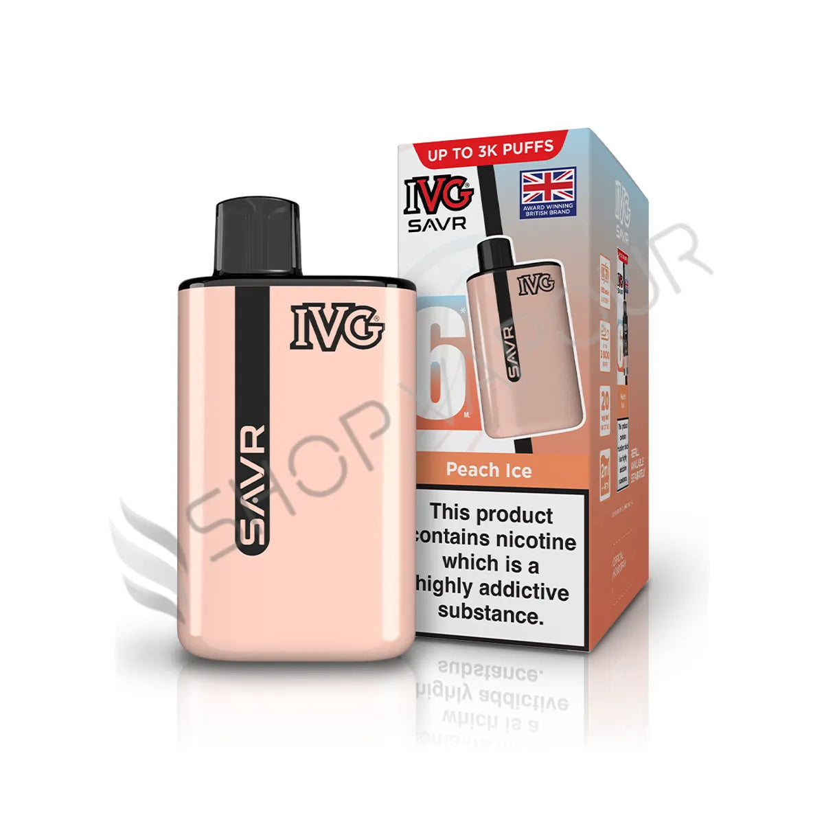 IVG SAVR 3000 Prefilled Pod Kit - Peach Ice
