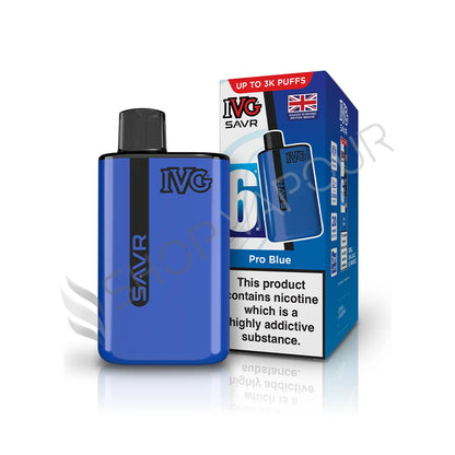 IVG SAVR 3000 Prefilled Pod Kit - Pro Blue