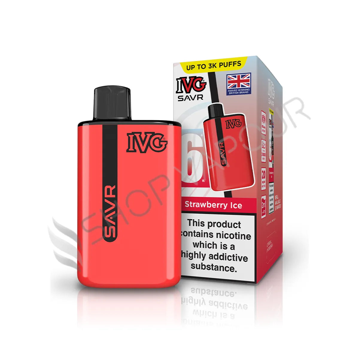 IVG SAVR 3000 Prefilled Pod Kit - Strawberry Ice