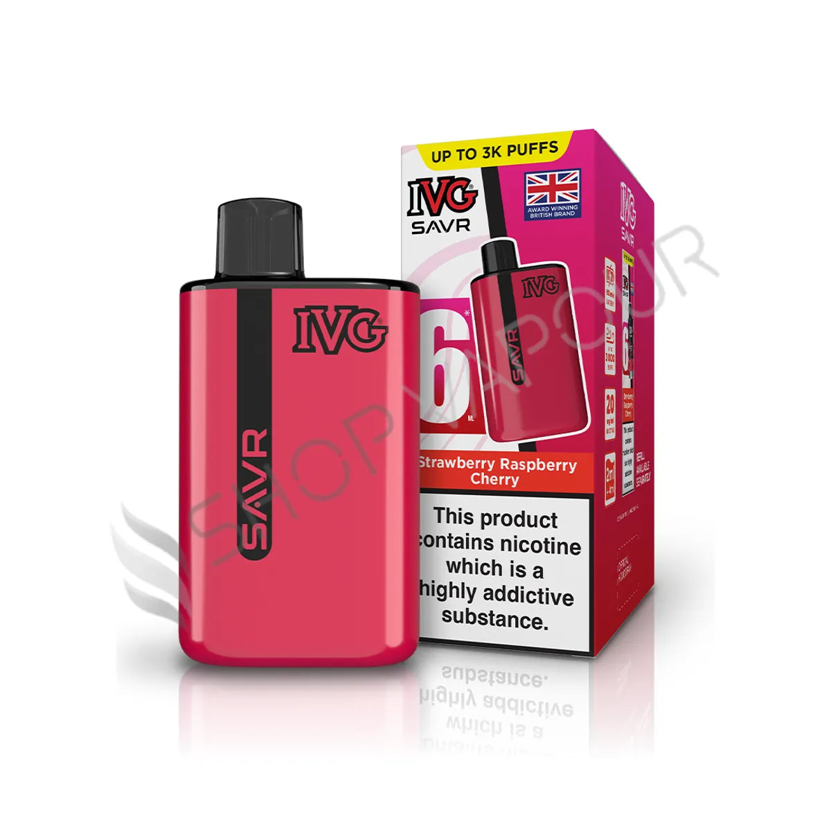 IVG SAVR 3000 Prefilled Pod Kit - Strawberry Raspberry Cherry