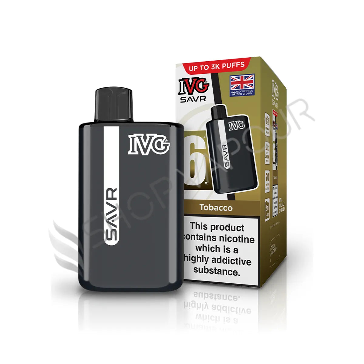 IVG SAVR 3000 Prefilled Pod Kit - Tobacco