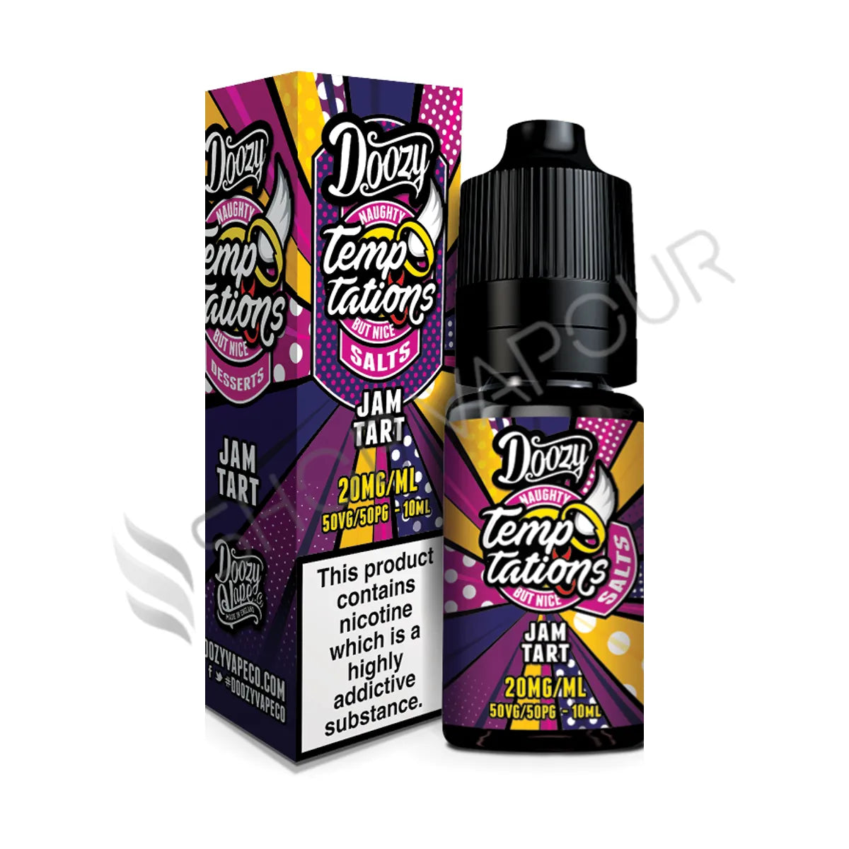 Jam Tart Nic Salt E-Liquid by Doozy Temptations