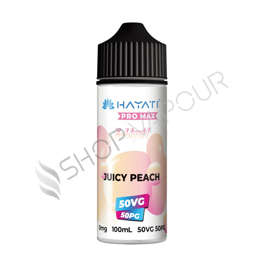 Juicy Peach 100ml Shortfill E-Liquid by Hayati Pro Max